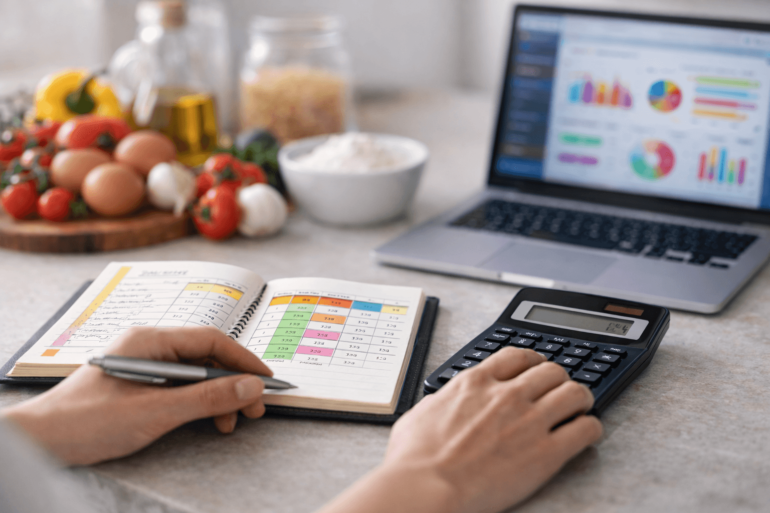 Decoración y preparación de postres